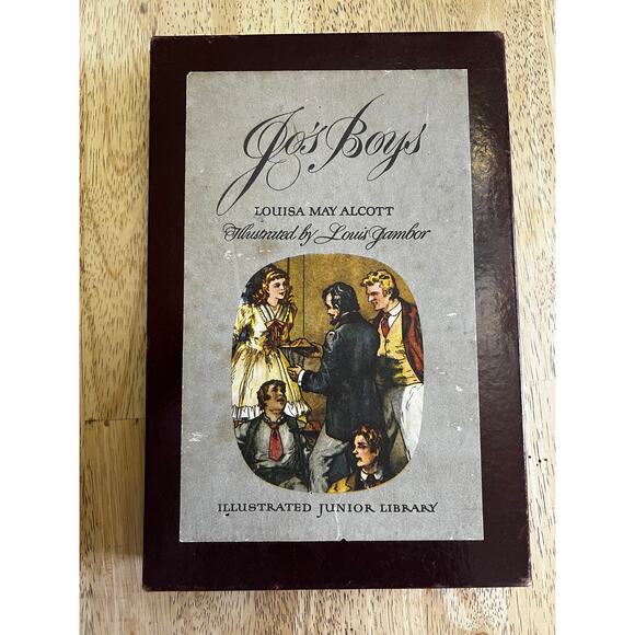 Jo's Boys by Louisa May Alcott 1949 Illustrated Junior Library HC w Slip Case - Picture 2 of 16